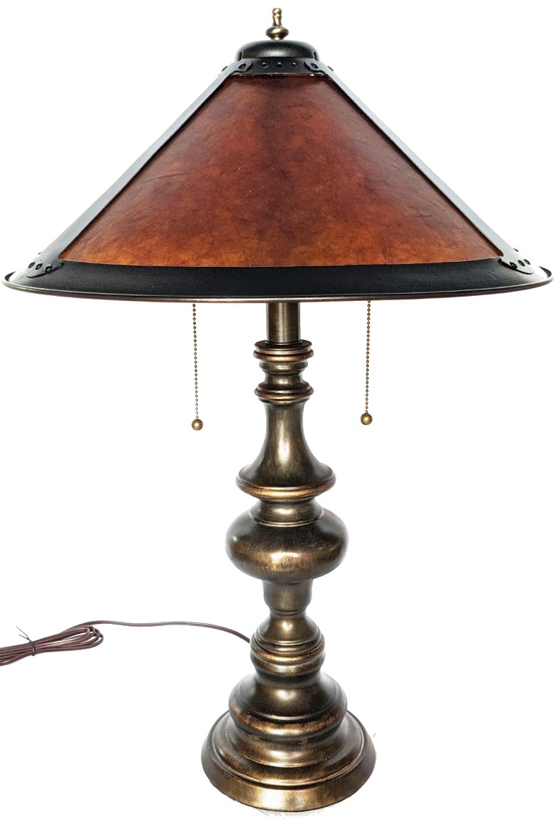 Vintage Lamp Mica Shade 28"H - Sale !