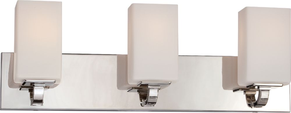 Vista Polished Nickel Etched Glass Wall Light 23"Wx8"H