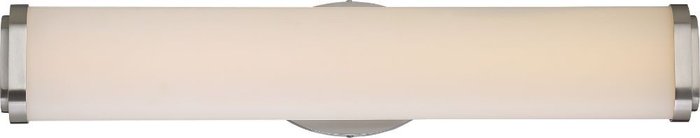 Pace LED Brushed Nickel Acrylic Lens Wall Light 24"Wx5"H