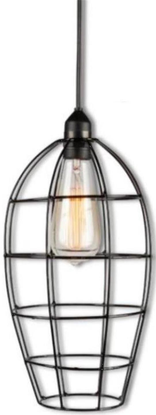 Wire Cage Hanging Plug In Light 8"Wx12"H - Sale !