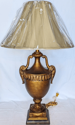 Antique Gold Lamp 32"H - Sale !