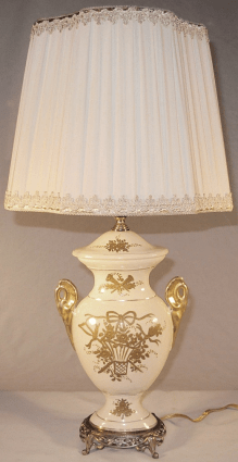 Antique Porcelain Lamp 23"H SOLD