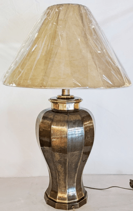 Burnished Brass Lamp 31"H - SOLD