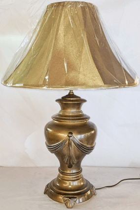 Burnished Brass Lamp 27"H - SOLD