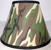 Camouflage Lamp Shade 16-18"W