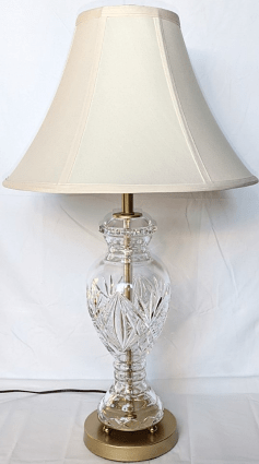 Vintage Crystal Lamp 28"H - Sale !