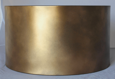 Custom Antique Gold Metal Lamp Shade