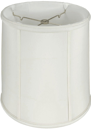 Classic Drum Silk Lamp Shade Cream, White, Beige 10-18"W