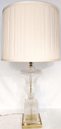 Fine Luxurious Crystal Lamp 34"H - Sale !