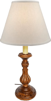 Wood Candlestick Lamp 25"H - Sale !