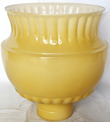 Gold Glass Torchiere Lamp Shade 7"W - SOLD