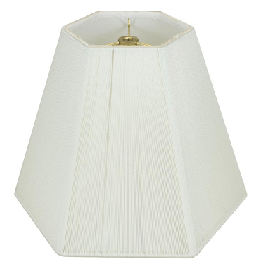 Hexagon Silk String Lamp Shade Off White 14-20"W
