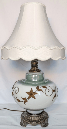 Vintage Hollywood Regency Lamp 30"H - Sale !