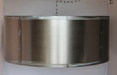 Industrial Shallow Drum Metal Lamp Shade