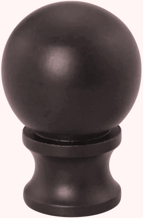 Lamp Finial Bronze Ball 2"H - Sale !