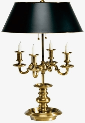 Typical Bouillotte Metal Lamp Shade