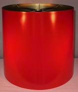 Cherry Red Drum Metal Lamp Shade