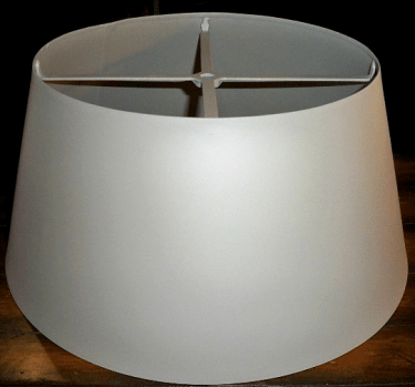 Metal Lamp Shade Primed For Painting