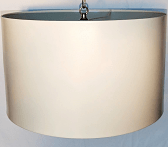Custom Ivory Bisque Metal Lamp Shade