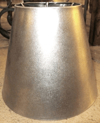 Tall Tapered Metal Lamp Shade