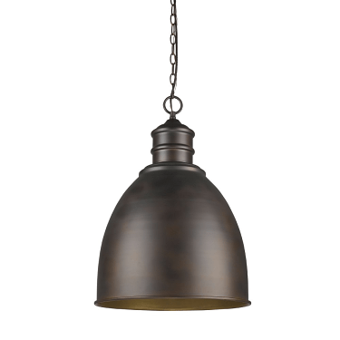 Colby Oil Rubbed Bronze Pendant Light 17"Wx25"H