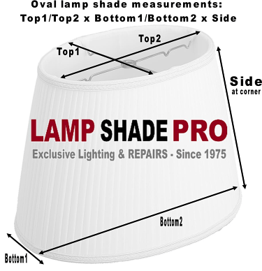 Oval Lamp Shade Measurements Explained