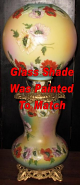 Intricate Hand Painting On Replacement Glass Shade