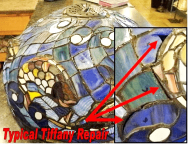 3 Dimensional Fish Tiffany Repair