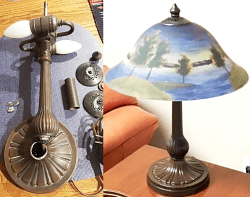 Iron Lamp Base Repair