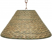 Sea Grass Swag Lamp 20-23"W