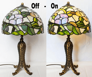 Small Tiffany Lamp 19"H - SOLD