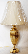 Vintage Brass Lamp 26"H