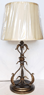 Solid Bronze Lamp 31"H
