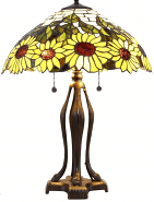Sunflowers Tiffany Lamp 24"H - Sale !