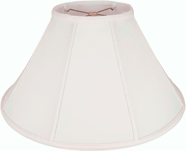 Tapered Silk Coolie Lamp Shade Cream 16-20"W