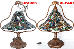 Tiffany Bell Lamp Repair