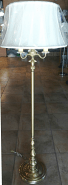 Brass 6 Way Floor Lamp 61"H - SOLD