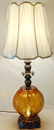 Hollywood Regency Lamp 38"H SOLD