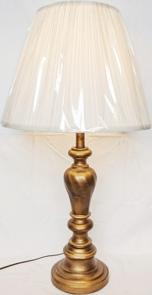 Antique Gold Lamp Twist Design 30"H - Sale !