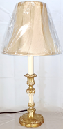 Vintage Golden Ivory Buffet Lamp 20"H SOLD