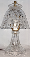 Vintage Pixie Crystal Lamp 10"H
