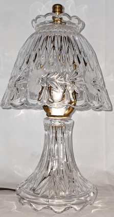 Vintage Pixie Crystal Lamp 10"H - SOLD