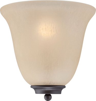 Empire ORB Bronze Champagne Glass Half Shade Wall Sconce 10"Wx10"H