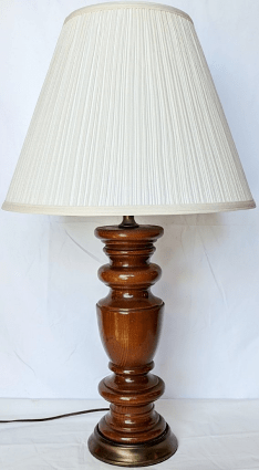 Wood Lamp 30"H - SOLD